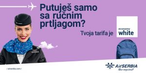 Air Serbia promocija: Rim, Pariz, Barselona, Madrid, Amsterdam, Atina, Nica, Moskva, Tivat, Podgorica, Njujork, London, Malta, Larnaka. Najniže cene avio karata