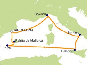 First minute krstarenje - 8 dana/7 noći od 499 €! Savona, Napulj, Palermo, Valensija, Palma De Majorka, Barselona i Marsej. Krstarenje koje se ne propušta!